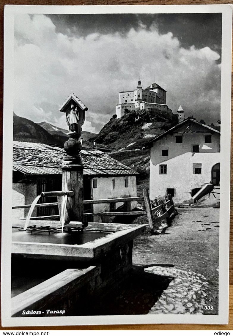 Cartoline postali: AK: TARASP - FONTANA - SCHLOSS – Usato da Lutry venduto da Ediego