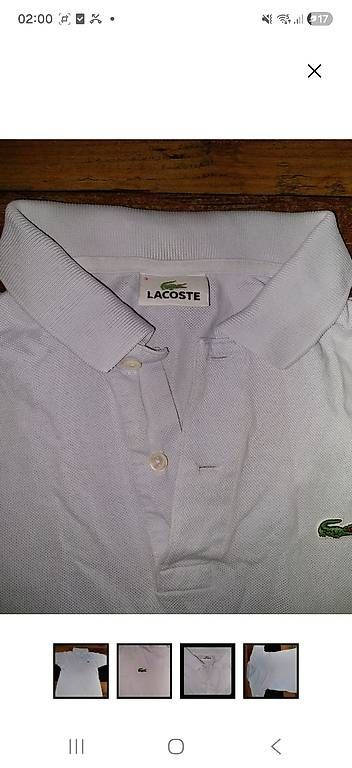 Magliette Polo: Lacoste Poloshirt weiss – Usato da Enggistein venduto da sar_b8hz 1