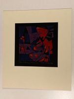 Oskar Dalvit 1969 (1911-1975) signiert Holzschnitt Handabzug