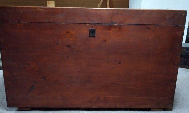 Orientalische Holztruhe 60cm - Handgeschnitzte Schatztruhe Im Shabby Look