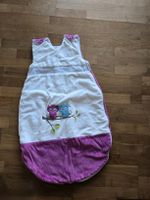 Flauschiger Schlafsack mit Eulen, Grösse 90