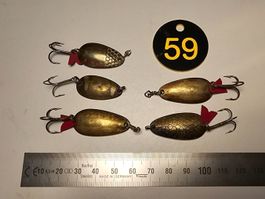 Angelköder Köder Löffel Blinker Spoon 5er Set EGB