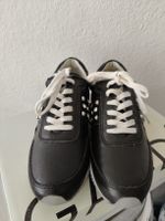 GAUDI sneakers black leather size 37 studs new