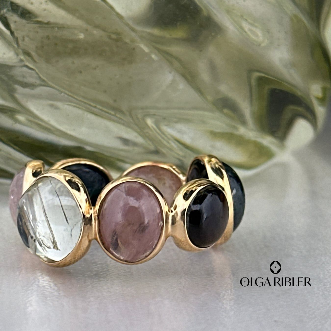 Olga Ribler Anelli: Turmalin Ring Sterling Silber  Ringgrösse 58 – Nuovo (secondo la descrizione) da Luzern venduto da Schmuckoutlet 3