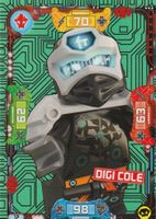 LEGO NINJAGO TRADING CARD SERIE 5 # 12 DIGI COLE