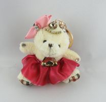 Schlüsselanhänger - BÄRLI mit Glitzersteinen - Neu - 11x10cm