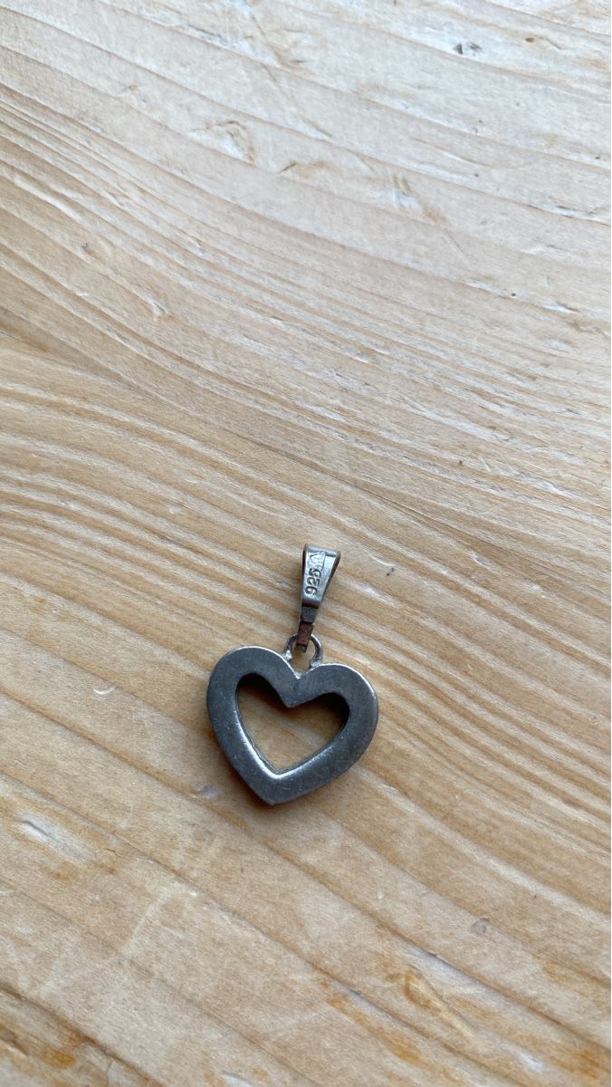Anhänger: Silber 925 Herz Anhänger Vintage – Gebraucht aus Chur von Pufl