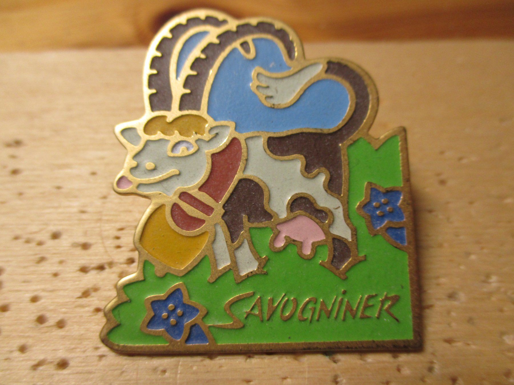 Placchette & Badge: Savognin Savogniner Steinbock  Pin – Nuovo (secondo la descrizione) da Felsberg venduto da sanwill