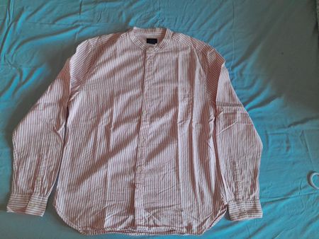 chemise H&M col mao, taille L