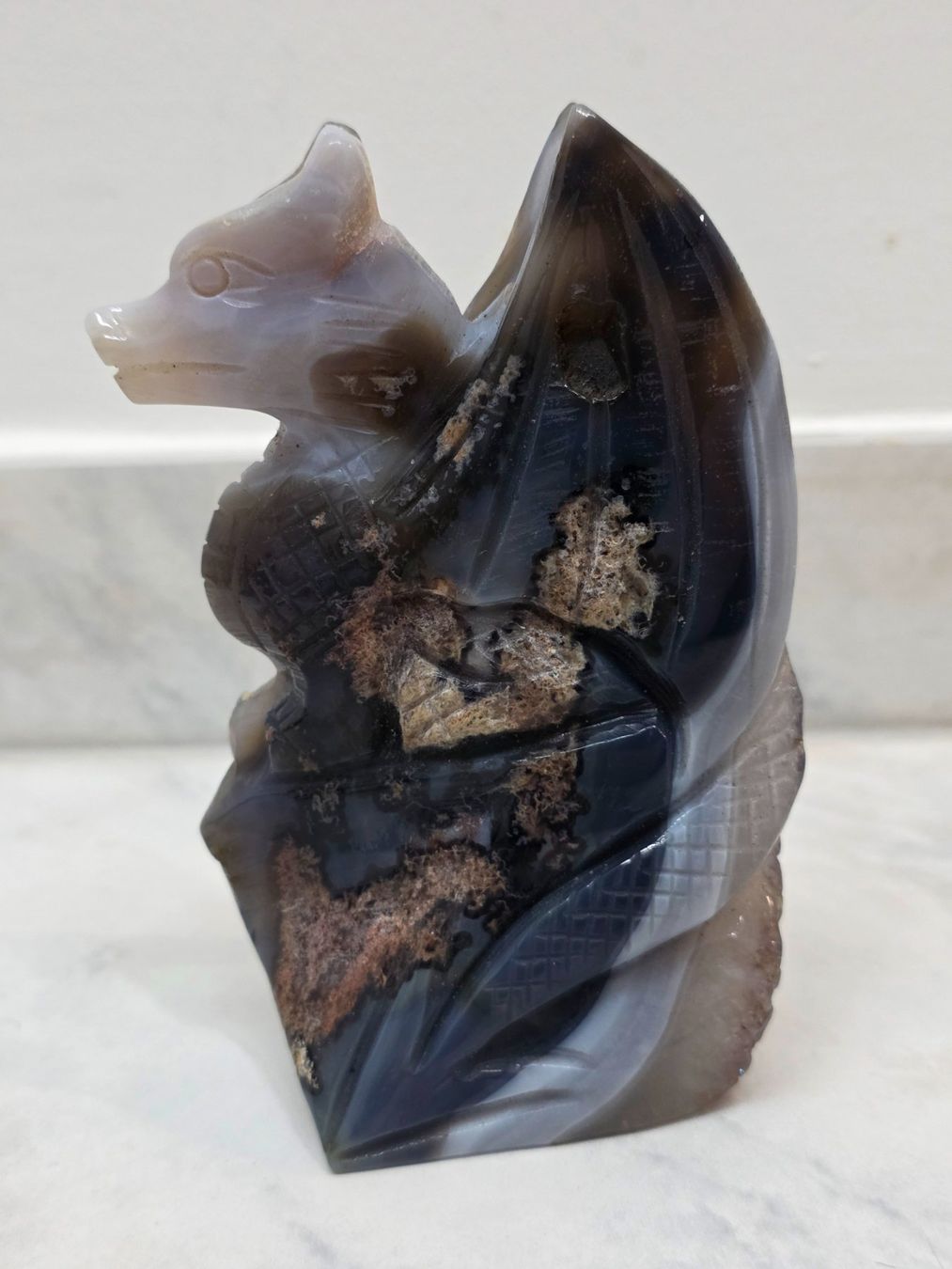 Minerali & Pietre curative: Achat Drache 602g – Nuovo e nell'imballaggio originale da Matzingen venduto da Shay_Crystalz
