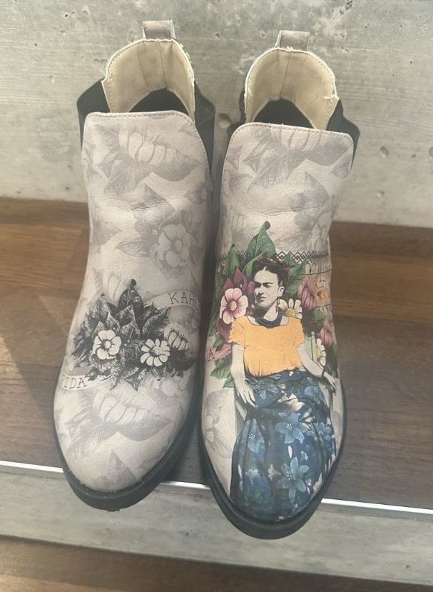 Scarpe da donna: Frida Kahlo Stiefeletten Gr. 40 – Usato da Sumiswald venduto da FridaKahlo123 2