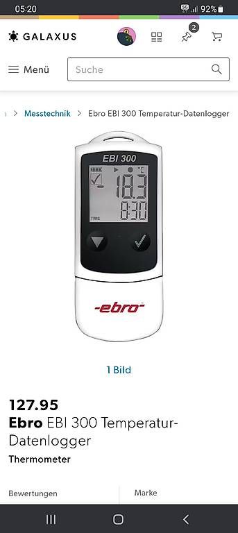 Mesurer: Temperatur Datenlogger EBI 300  ebro – D'occasion à Bassersdorf par ros_mn7q 2