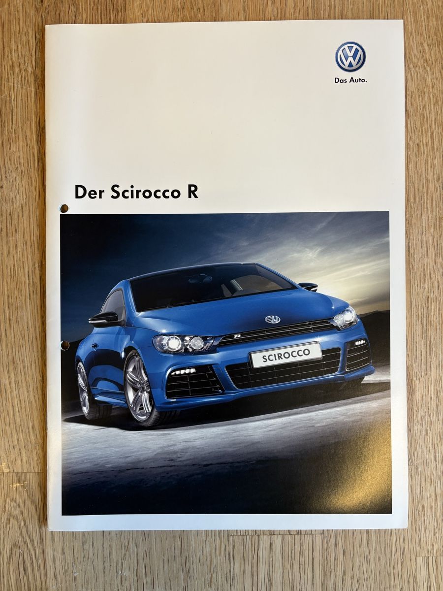 VW Documenti: VW Scirocco R Prospekt / Broschüre, August 2010, Top! – Nuovo (secondo la descrizione) da Freienstein venduto da Golfbueb