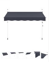 NEUE Balkonmarkise, Store, mobil, 350cm breit, Höhe variabel