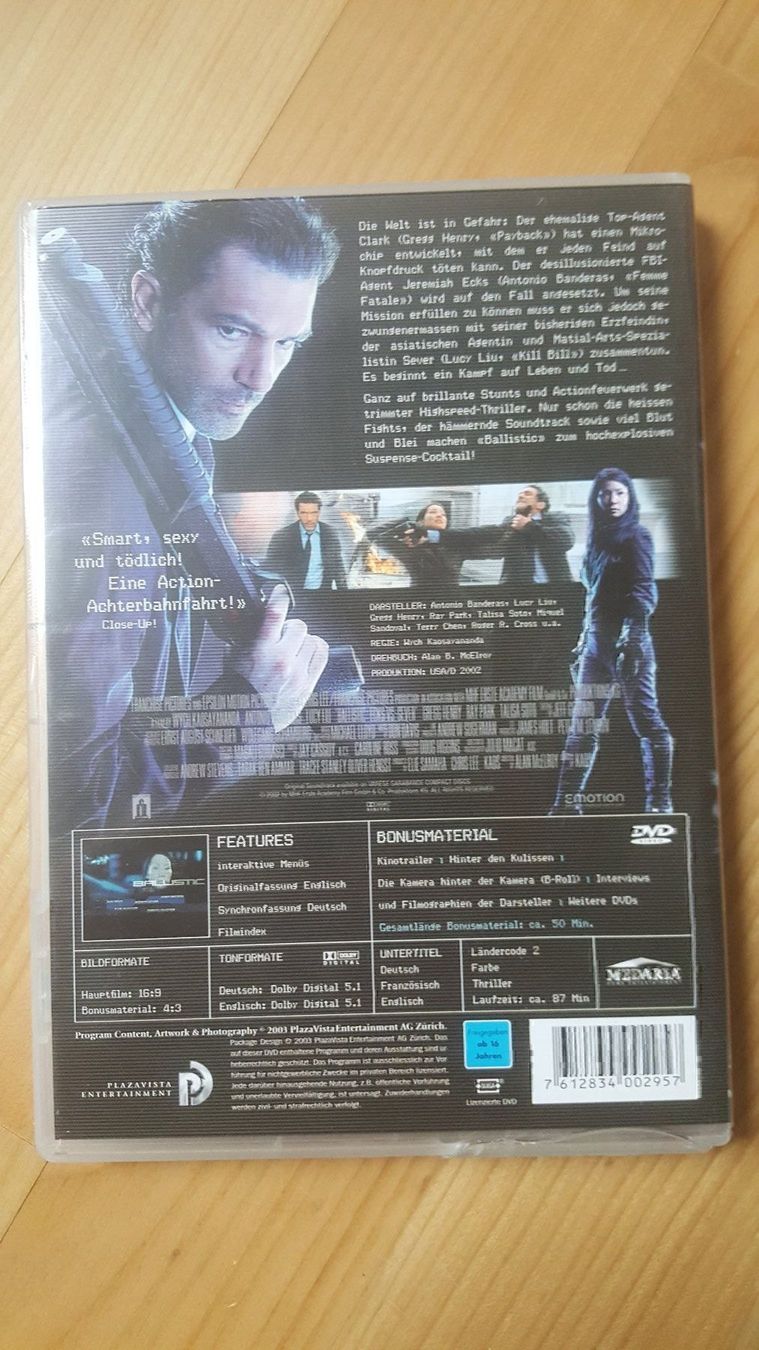 Tutti i DVDs: DVD Ballistic Ecks vs. Sever – Usato da Dierikon venduto da sanpaplo 1