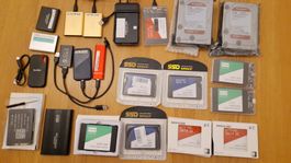 Large Storage Lot (SSDs, HDDs, Cases & Cables)