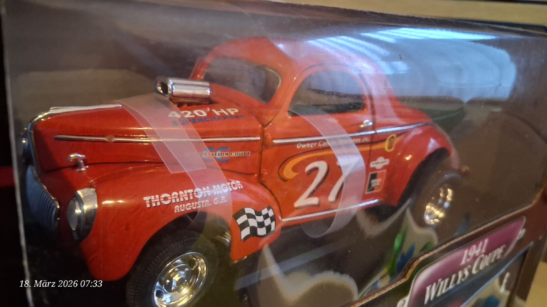 Yat Ming Modellini d'auto: 1:18 Willys Coupe – Nuovo e nell'imballaggio originale da Wolfenschiessen venduto da 2-stroke-garage 2