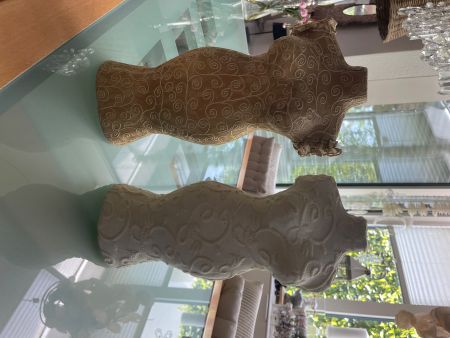 Dekorative Torso - Mannequins Höhe 38 cm. Schulterbreite 18