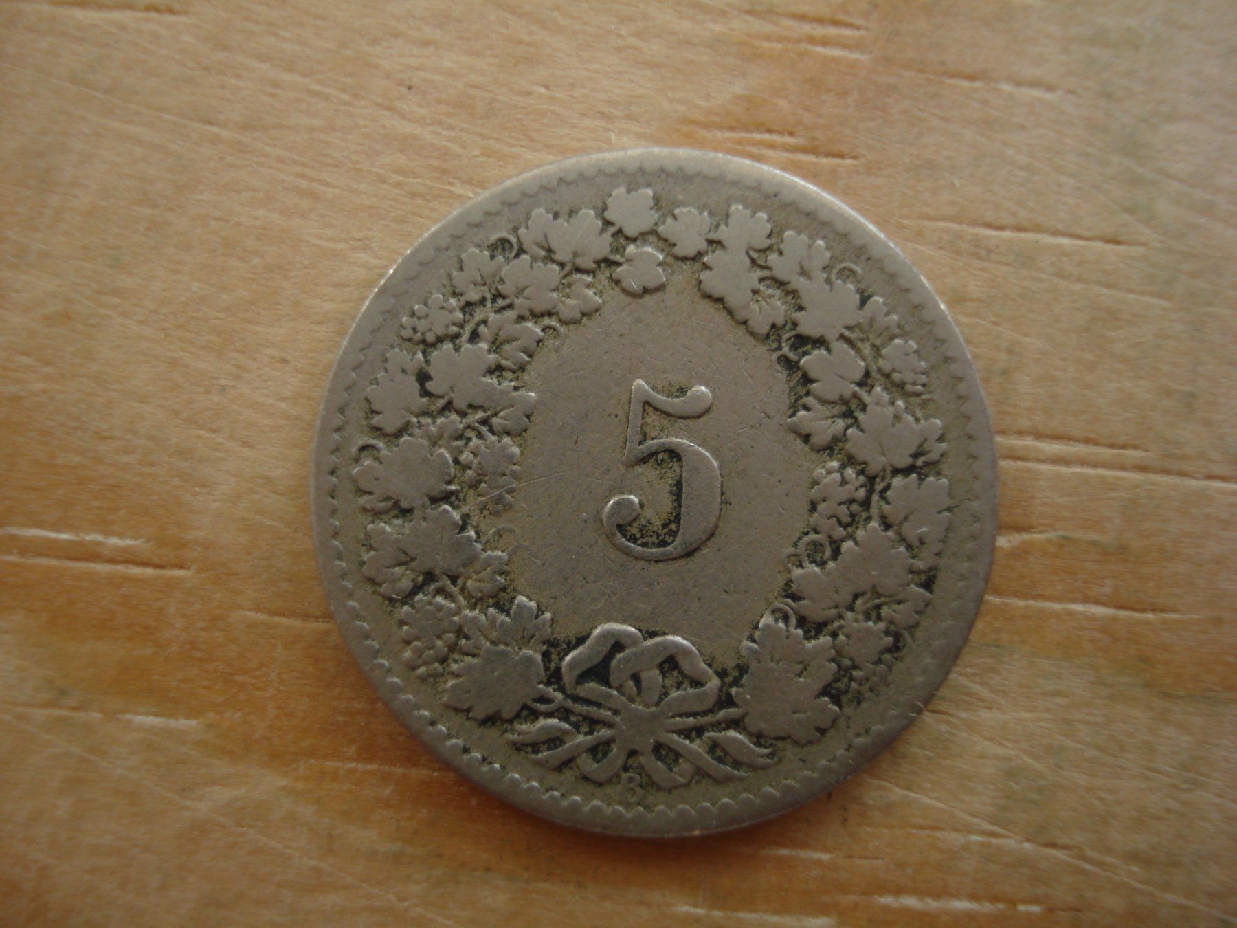 Tutti le monete: (S1) 5 Rappen 1879 – Usato da Erlach venduto da Net-Coins 1
