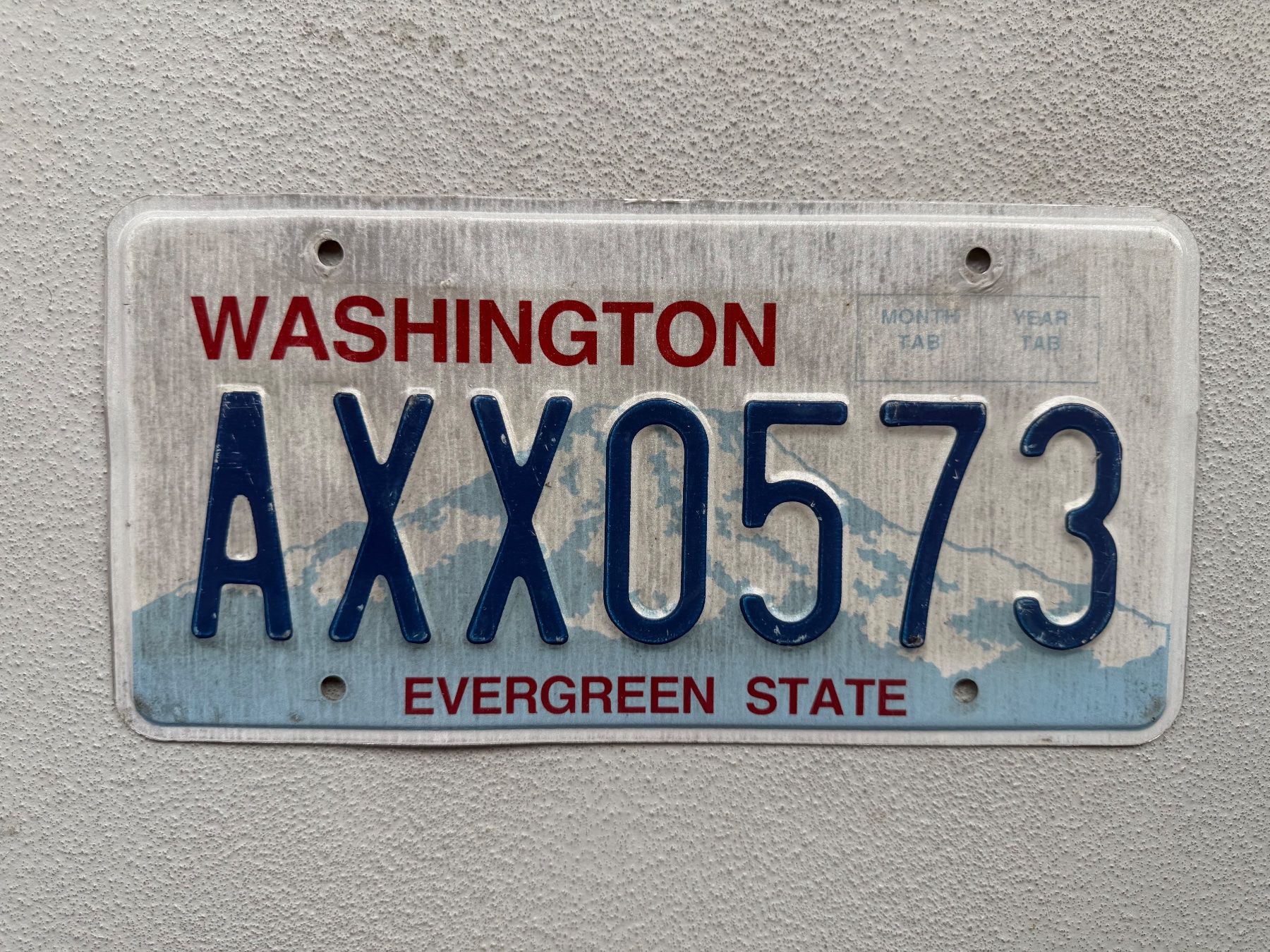 Ecriteaux: USA KENNZEICHEN # WASHINGTON # EVERGREEN STATE – D'occasion à Wattwil par Ismeinding