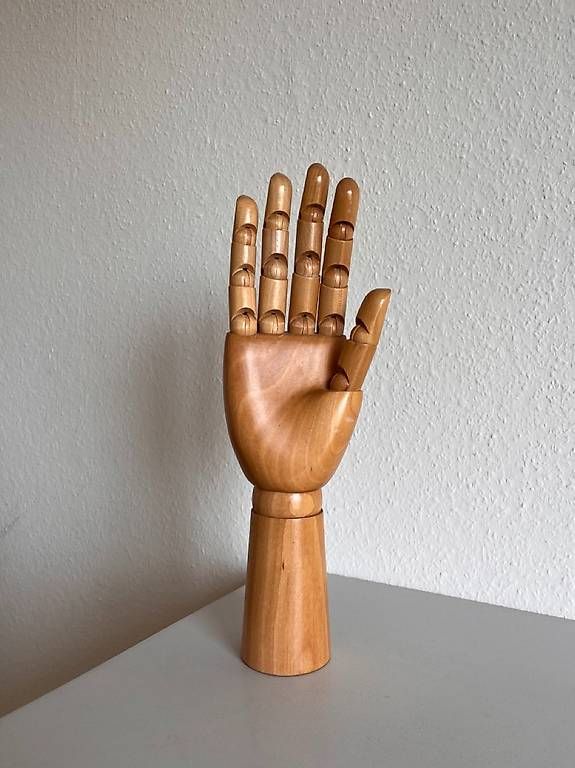 Sculture & Statue: Holz-Gliederhand – Usato da Zürich venduto da den_2026