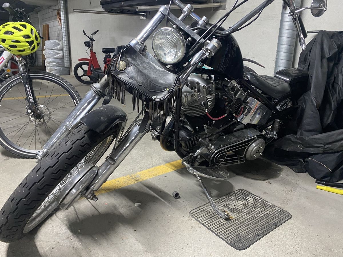 Chopper: Harley Davidson FL  1949 Rarität – Usato da Brütten venduto da Yecil