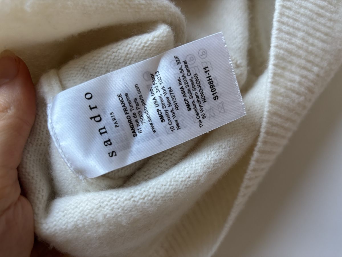 Sandro Sonstige Damenmode: Pullover/Poncho aus Wolle Sandro T2  – Gebraucht aus St. Gallen von maryloewe 4