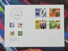 CL29 5x Enveloppe + Timbre Suisse 2010