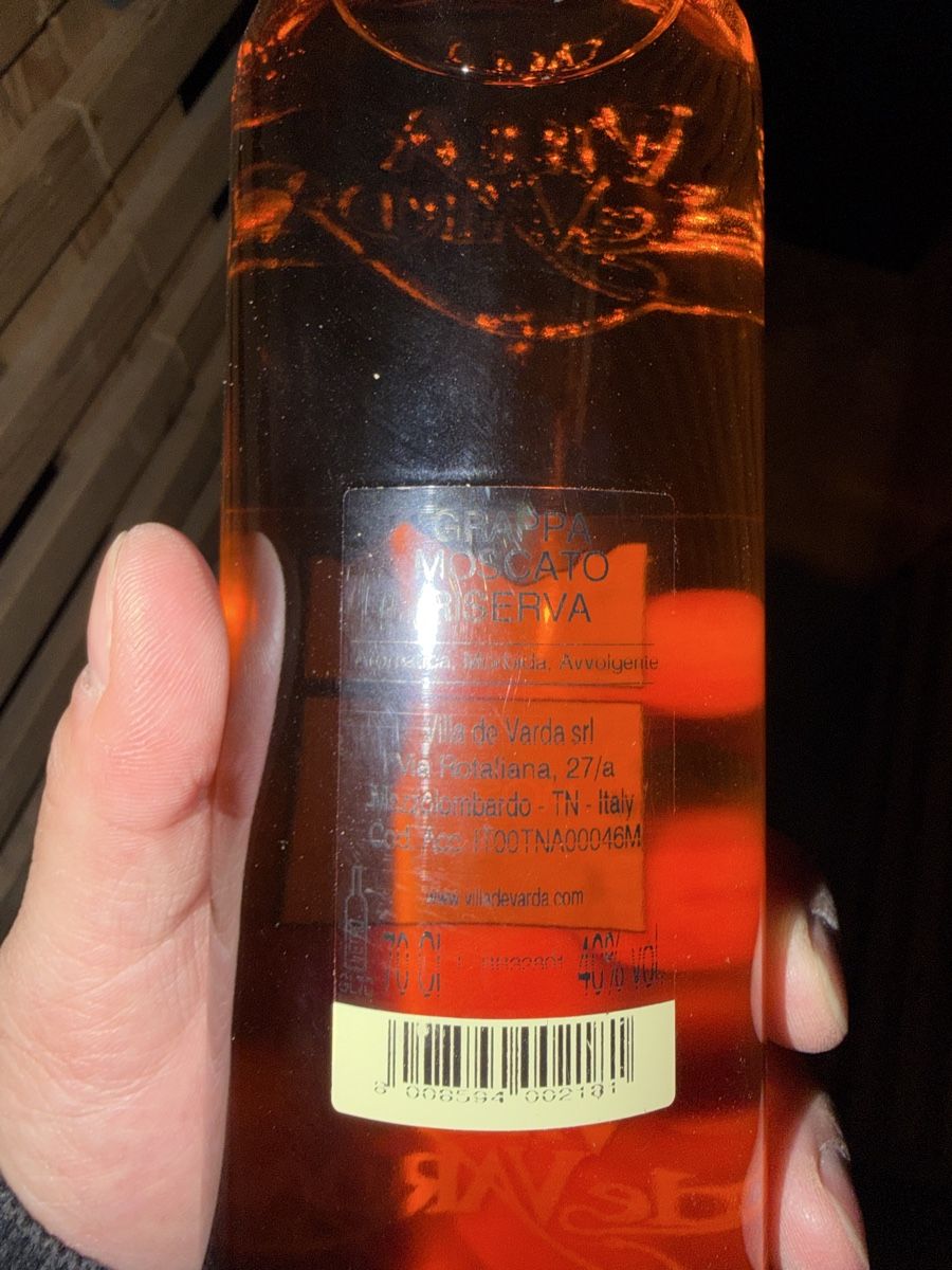 Bevande alcoliche: Duo Grappa Villa de Varda Moscato Riserva & Amarone Riserva – Nuovo e nell'imballaggio originale da Sierre venduto da Patoche19 8