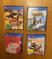 4 PS4 Spiele One Piece FIFA 20 Trials LittleBigPlanet