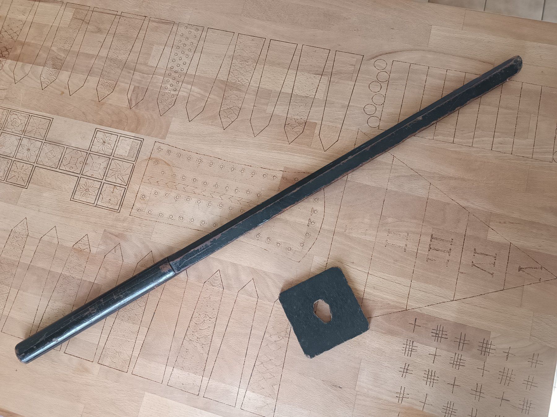 Internationale Kunst: Bokken / Boken 87 cm – Gebraucht aus Genève von Mercedest7 2