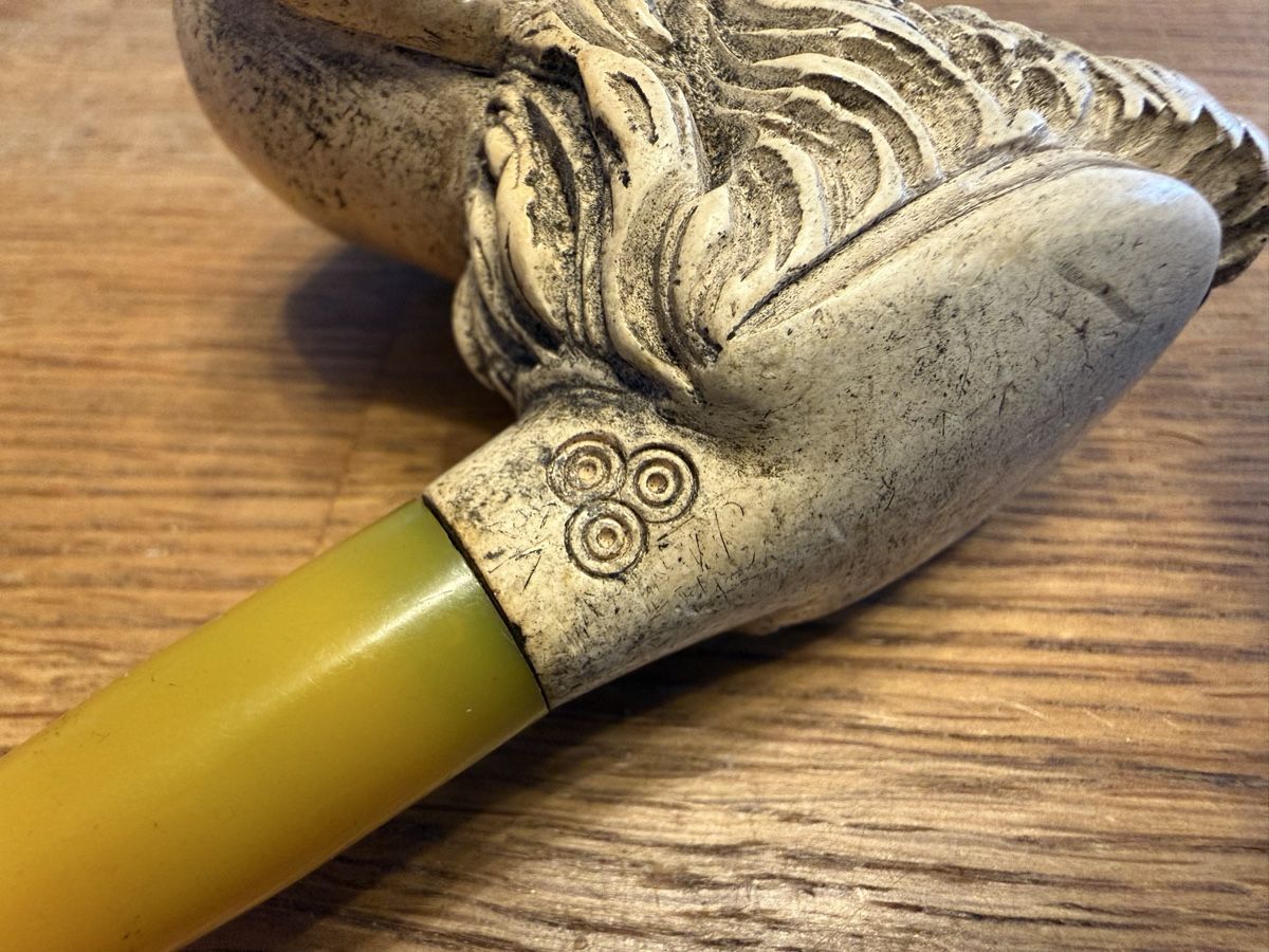 Pipe & Accessori: Alte Pfeife mit Kopf, Tabak Pfeife Meerschaum Pfeife – Usato da Goldach venduto da Messerguru 5