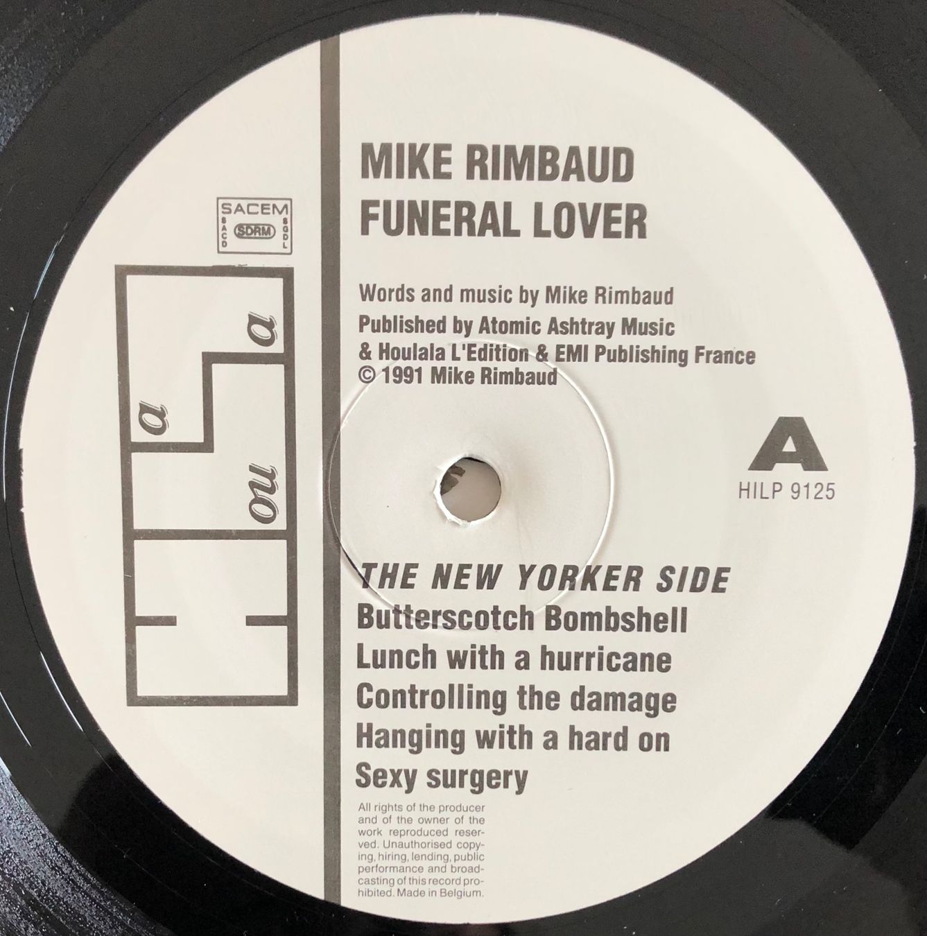 Schallplatten: MIKE RIMBAUD - FUNERAL LOVER – Gebraucht aus Poliez-Pittet von Newtown-Records 2