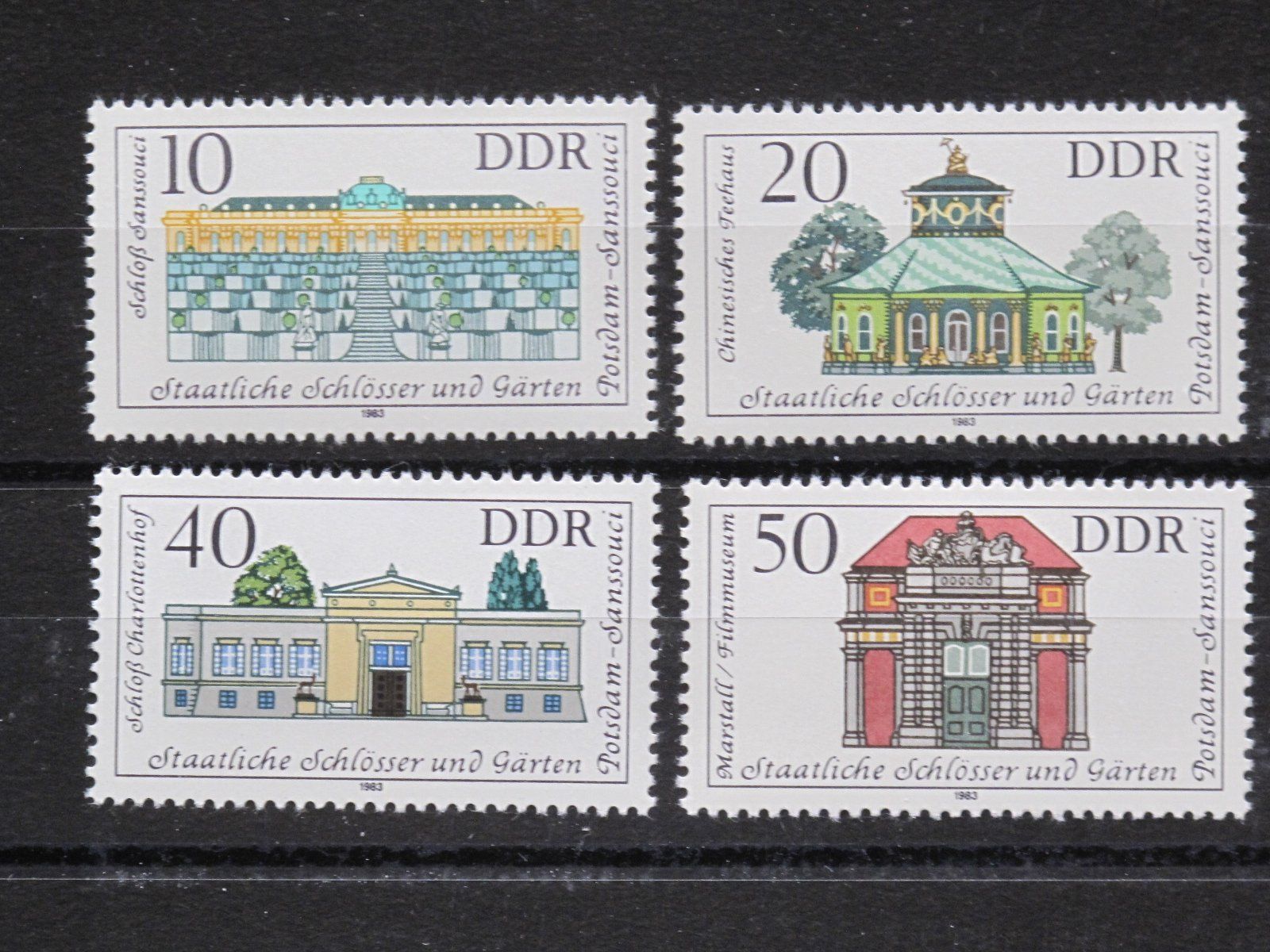 Tutti i francobolli: DDR 1983 Staatliche Schlösser ** – Usato da Wil SG venduto da fva01