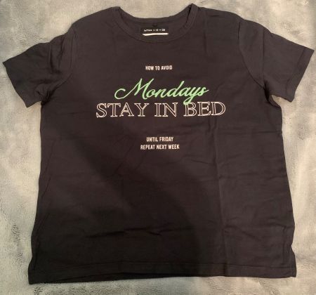 Lustiges T-Shirt, schwarz, Grösse M - neu