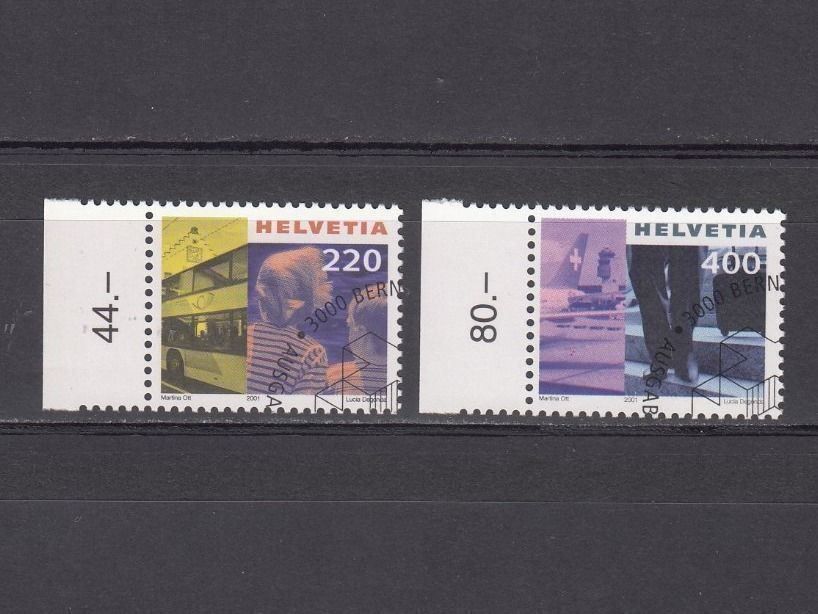 Tutti i francobolli: SBK 1020 - 1021 mit Eck-ET – Usato da Bürglen TG venduto da StampGraf