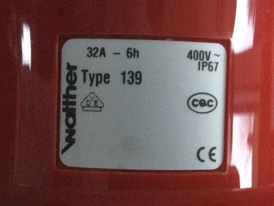 Walther Spine: CEE Steckdose 400 V 5 polig – Nuovo (secondo la descrizione) da Hausen AG venduto da mb2023 3
