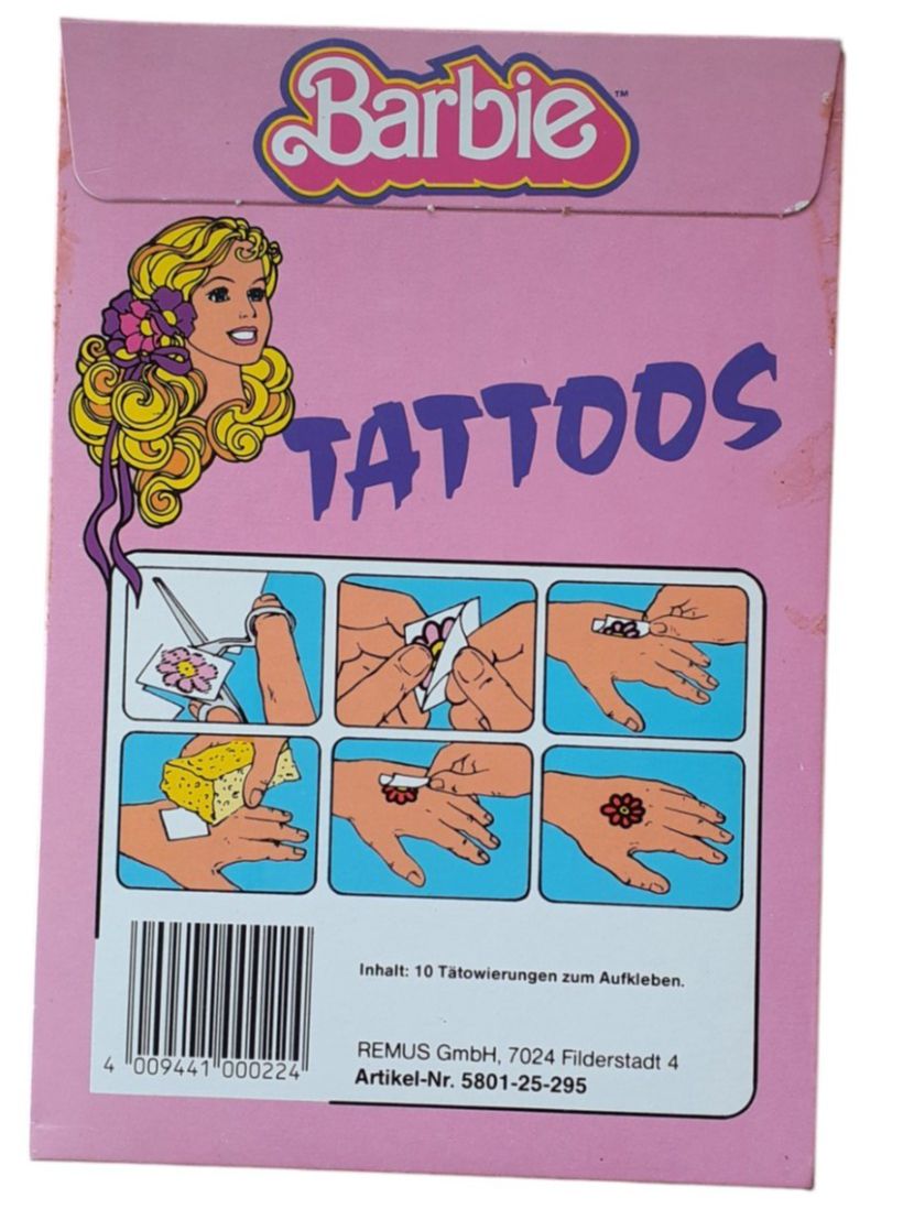 Bambole: Barbie Tattoos 1985 unbenutzt – Usato da Mörschwil venduto da lindaswunderkiste 1