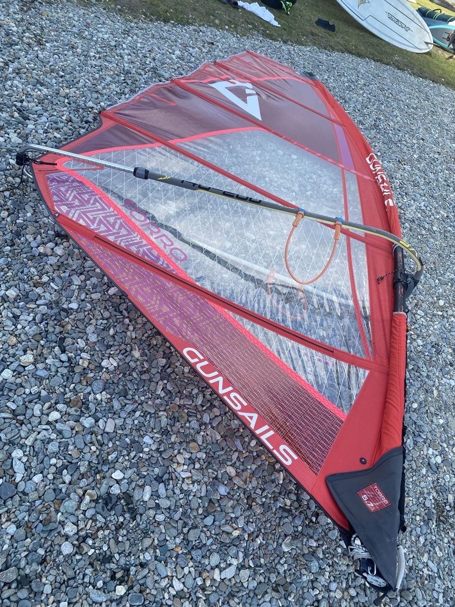 Surfen: Windsurf Segel Gunsails Torro 5,7 m2 – Gebraucht aus Wittinsburg von tommiimkaufrausch 5