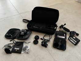 DJI Osmo Action 5 Pro mit diversem Zubehör