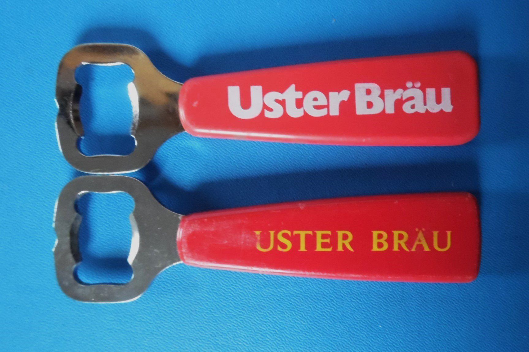 Apribottiglie & Tappi per chiusura: 2 Flaschenöffner Bier Brauerei Uster – Usato da Lichtensteig venduto da B-B-Bier 1