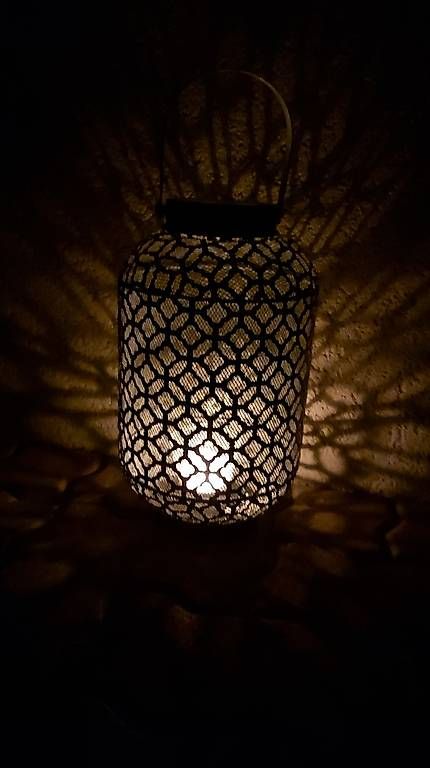 Lanterne: Metall Laterne, orientalisches Windlicht – Usato da Uetendorf venduto da Ladouce