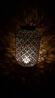 Metall Laterne, orientalisches Windlicht