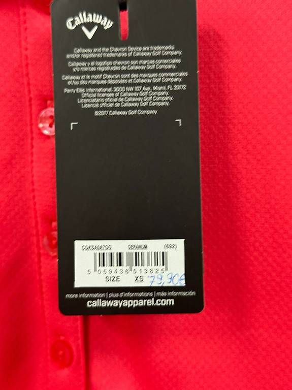 Polo-Shirts: Callaway Damen Golf-Polo  Performance Polo Rot – Gebraucht aus Sursee von pilatus.sport 1