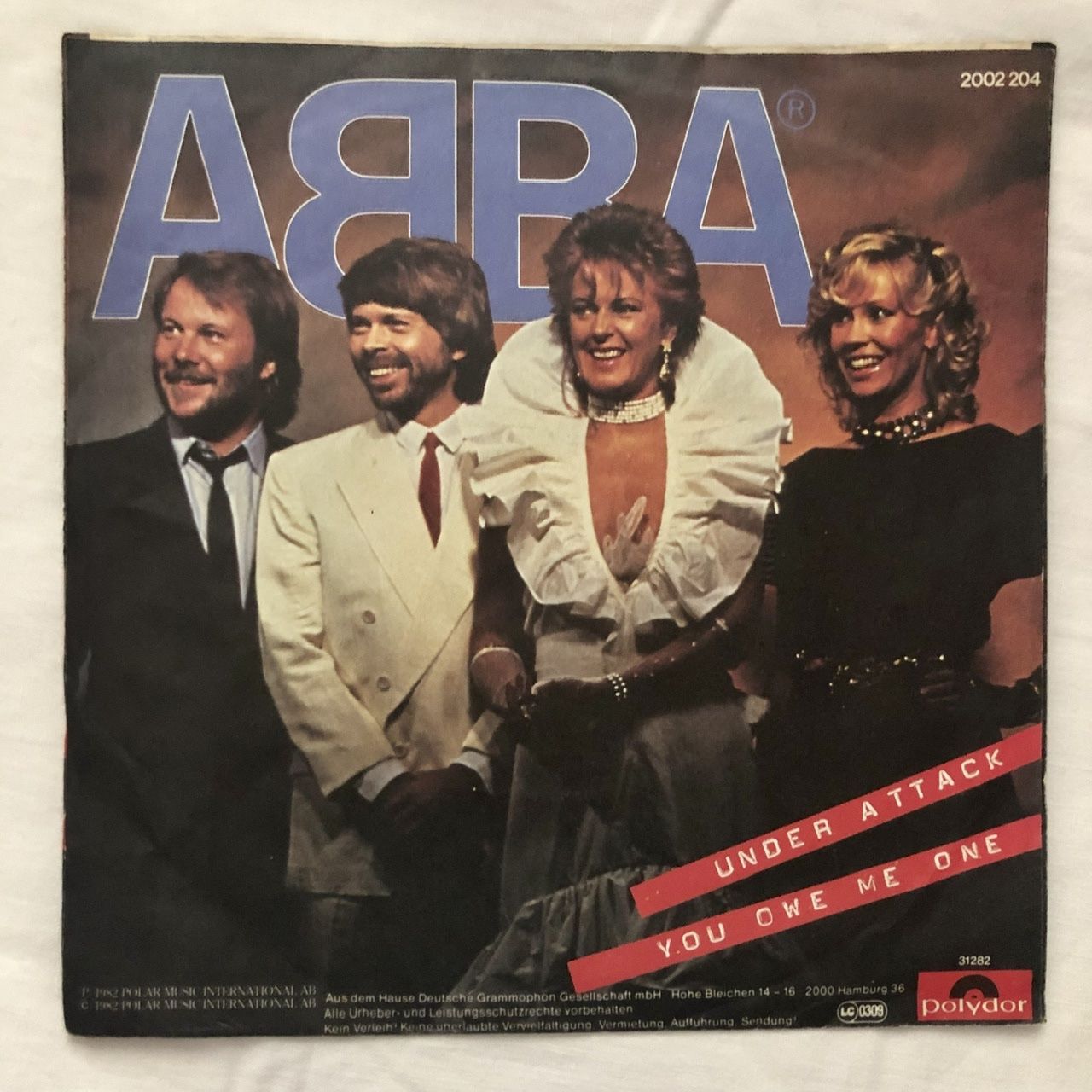 Dischi in vinile: ABBA Under Attack Single Vinyl Original – Usato da Wettingen venduto da ABBA-Retro