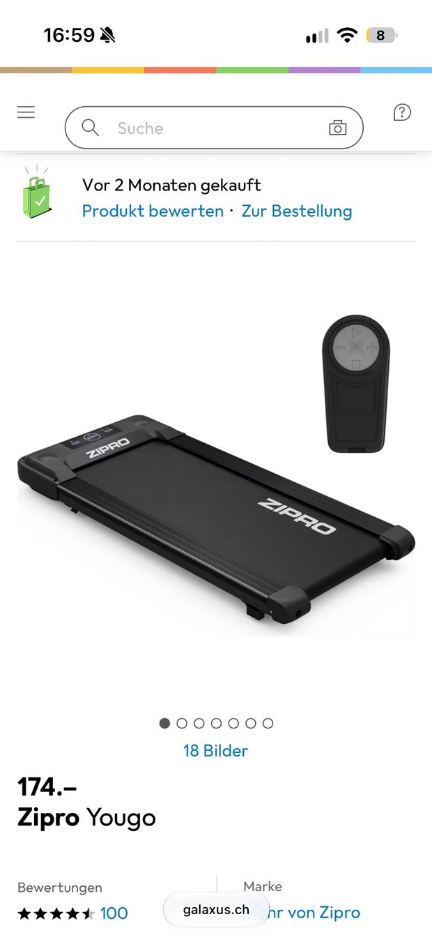 Hometrainer: Laufband/ Walking Pad – Usato da Frauenfeld venduto da olg_gv8r 1