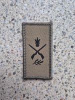 Dienstzweigabzeichen Infanterie mit klett