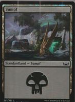 TCG Magic The Gathering MTG De SNC BASIC LAND 267 FOIL Sumpf