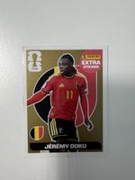 Panini WM 2026 Jérémy Doku EXTRA STICKER GOLD – selten