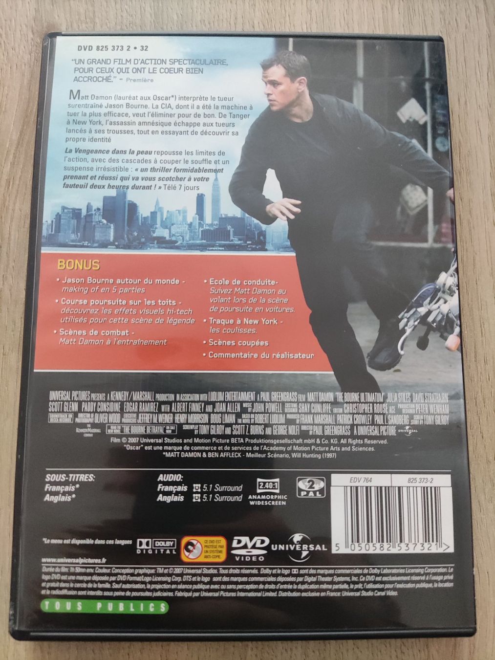 Alle DVDs: DVD La vengeance dans la peau – Gebraucht aus Tentlingen von Dr_Snake 1